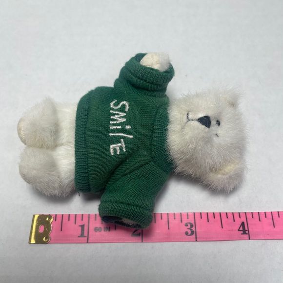 NWOT Retired Boyds Bears Mini “Grins” with “Smile” T - Picture 10 of 10